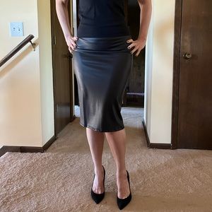 Asos faux leather skirt